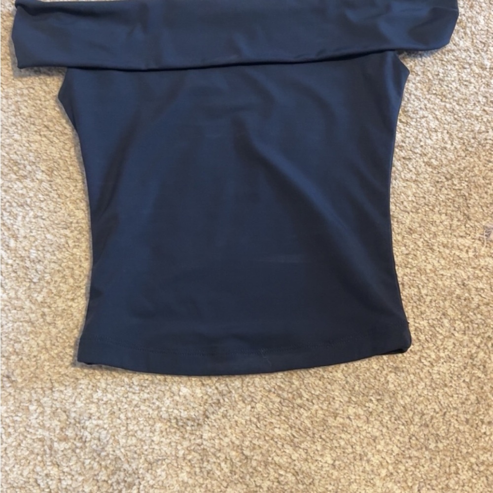 Altar'd State Black Off-Shoulder Blouse
